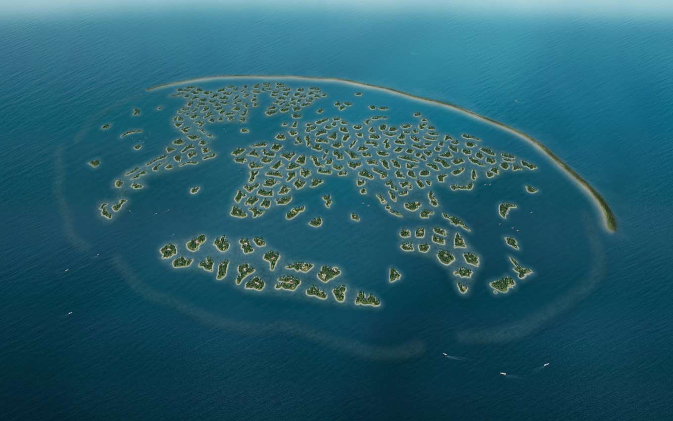 ドバイの人口島①（ザ・ワールド・アイランド）2020-05-12