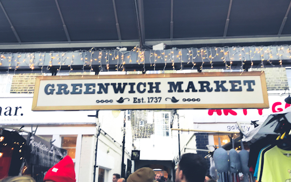 ロンドンの歴史的マーケット　グリニッジマーケット (Greenwich market)